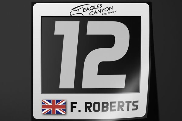 Eagles Canyon APD & IPD Number Plate SET