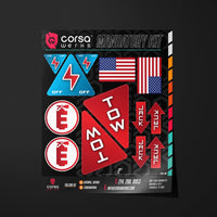 Mandatory Race Sticker Kit